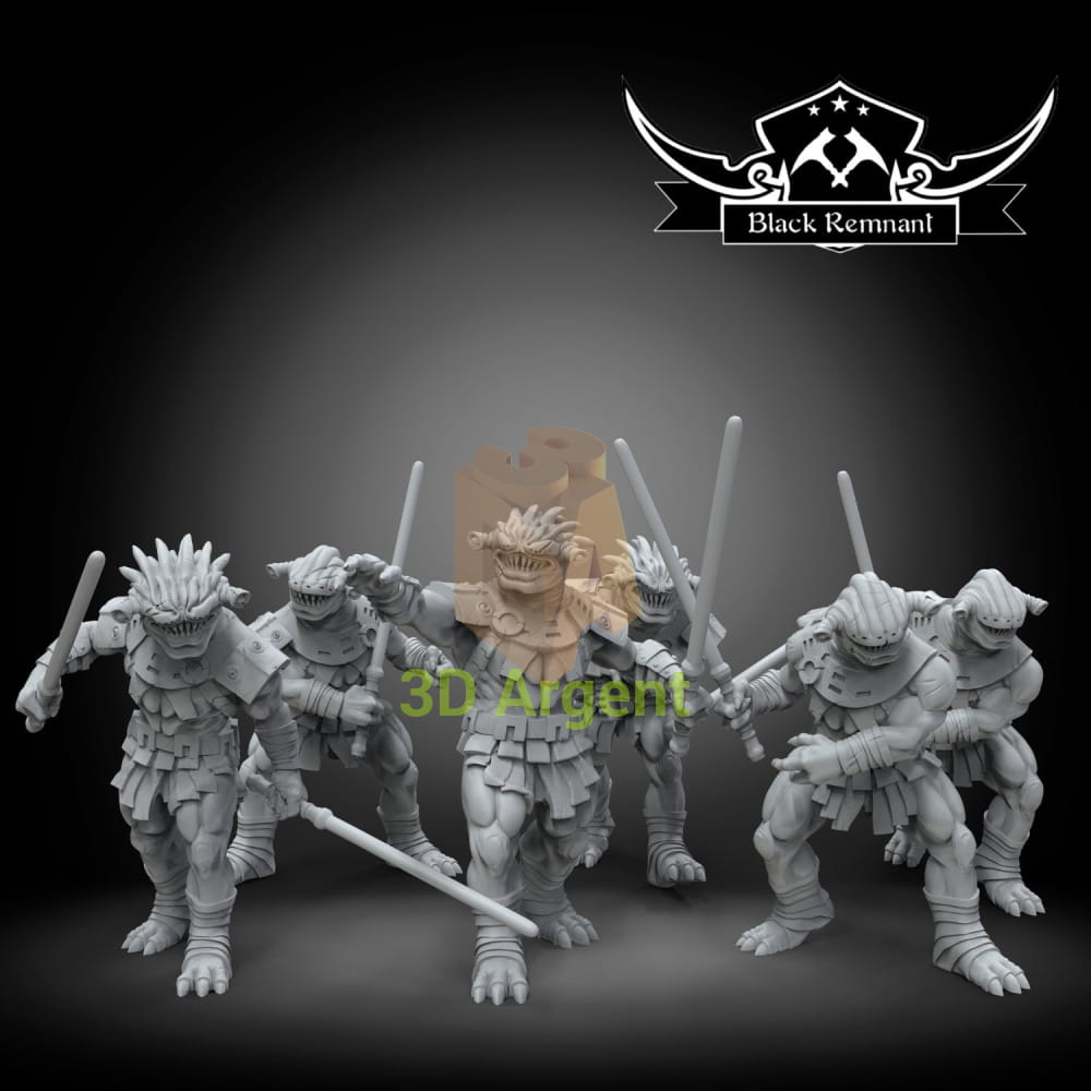 Rakata flesh raiders | Star Wars Legion Scale | 3D Printed Resin Miniature | Black Remnant Miniatures | 12K High Detail