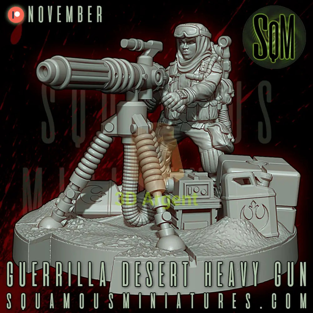 Guerrilla Desert Heavy Gun | Squamous - Toys & Games:Wargames & Role-Playing:Star Wars