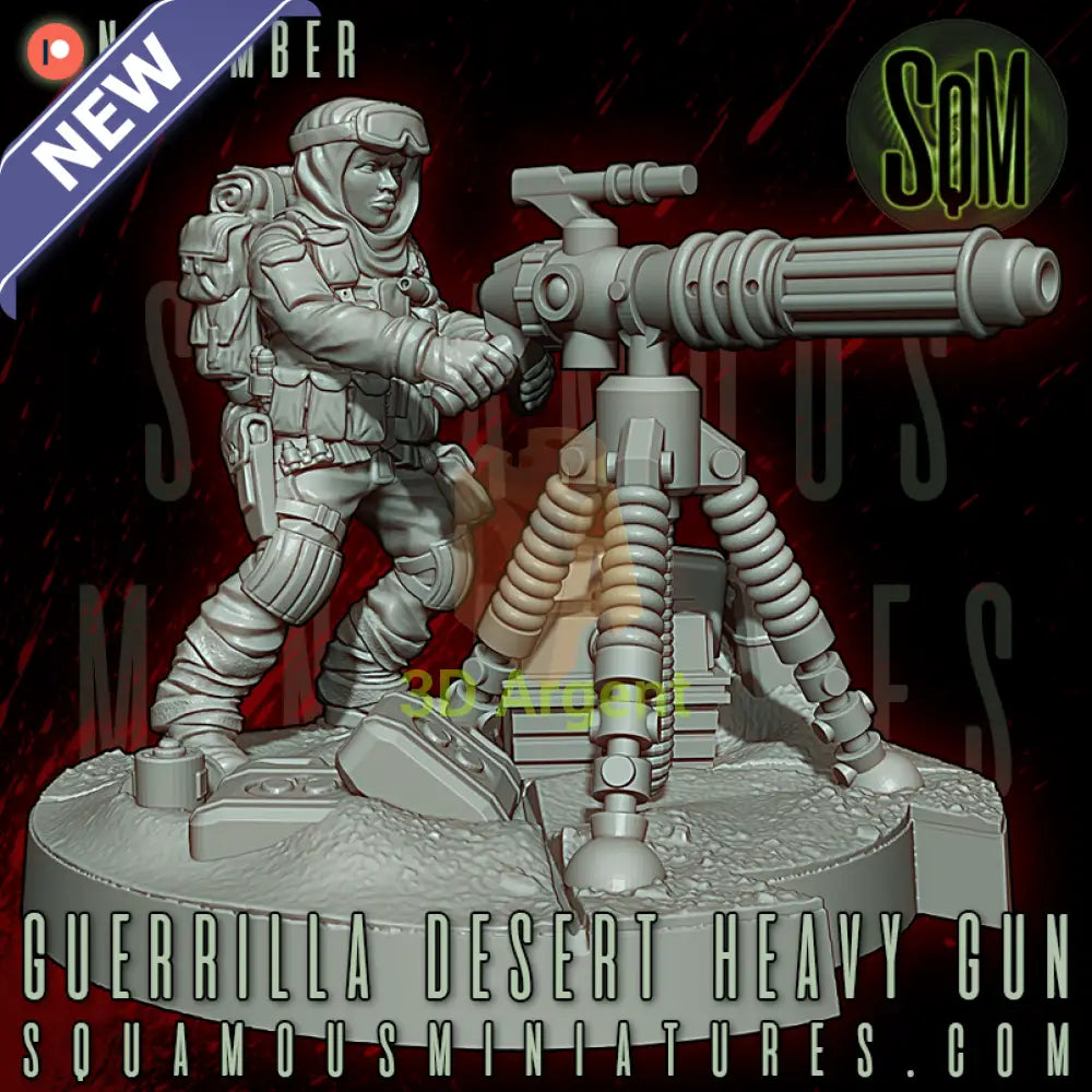 Guerrilla Desert Heavy Gun | Squamous - Toys & Games:Wargames & Role-Playing:Star Wars