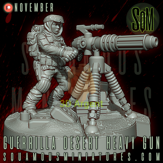 Guerrilla Desert Heavy Gun | Squamous - Toys & Games:Wargames & Role-Playing:Star Wars