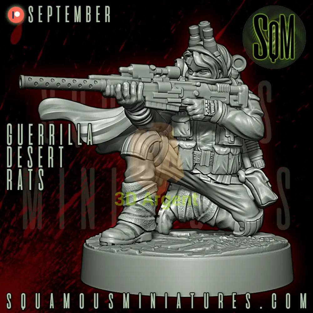 Guerrilla Desert Rats Star Wars Legion compatible 3D Resin Miniatures Squamous - Toys & Games:Wargames &