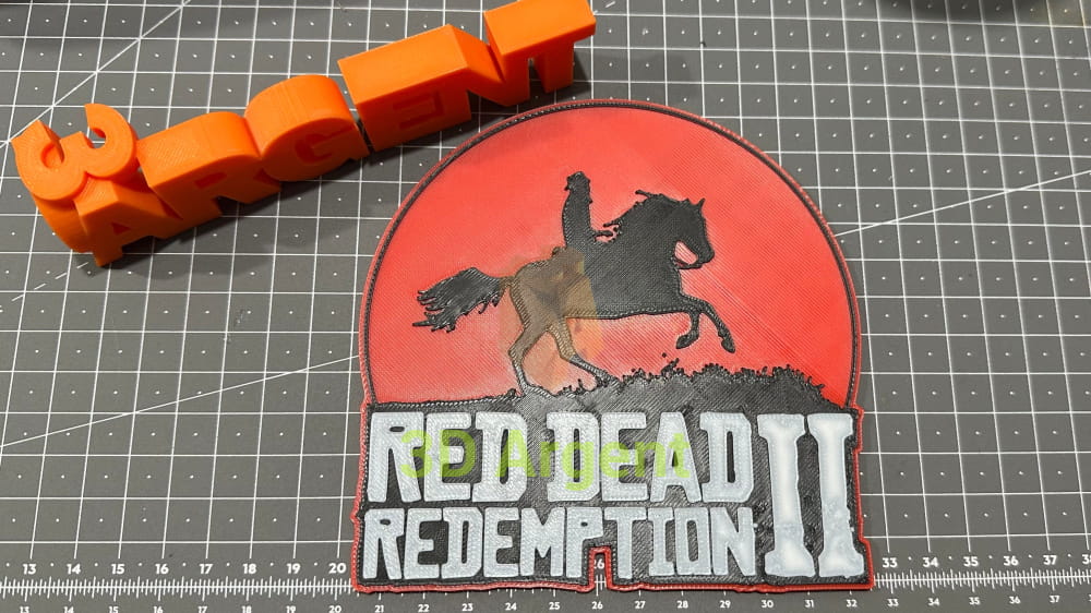 Red Dead Redemption 2 Sign - 3D Printed Sign Video Games & Consoles:Video Game Merchandise