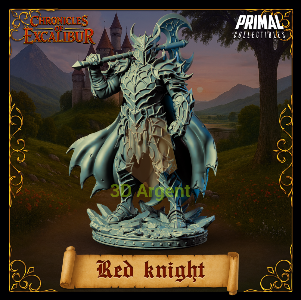 Red Knight - Fantasy compatible D&D DragonLance Miniatures Primal