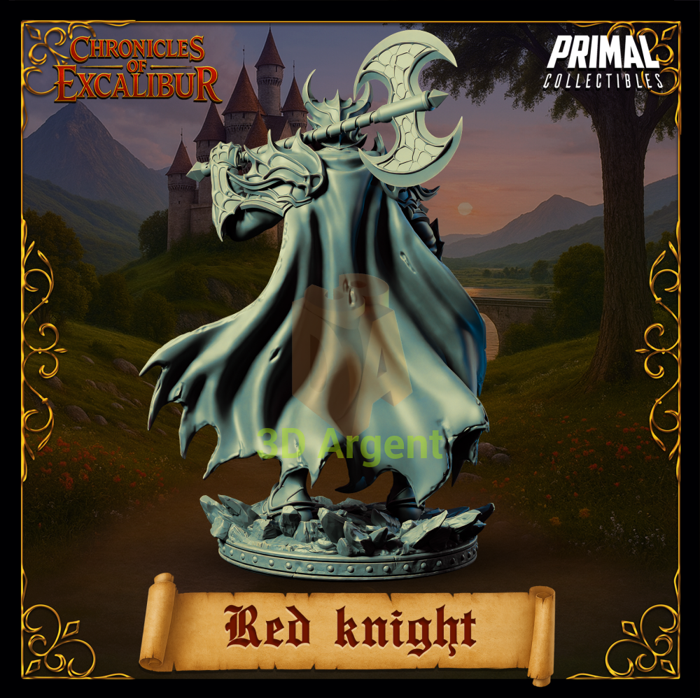 Red Knight - Fantasy compatible D&D DragonLance Miniatures Primal