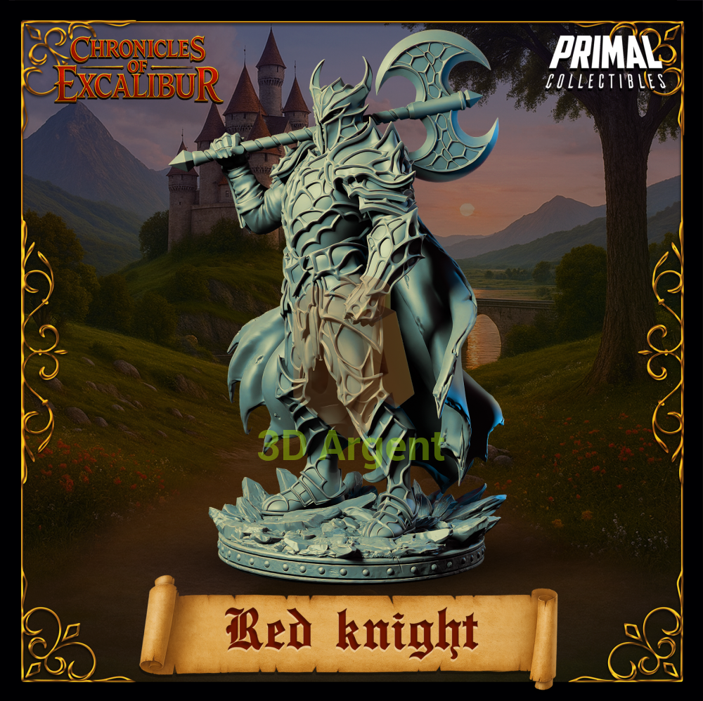 Red Knight - Fantasy compatible D&D DragonLance Miniatures Primal
