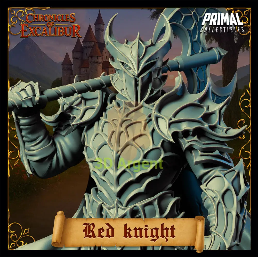 Red Knight - Fantasy compatible D&D DragonLance Miniatures Primal