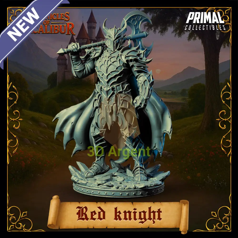 Red Knight - Fantasy compatible D&D DragonLance Miniatures Primal