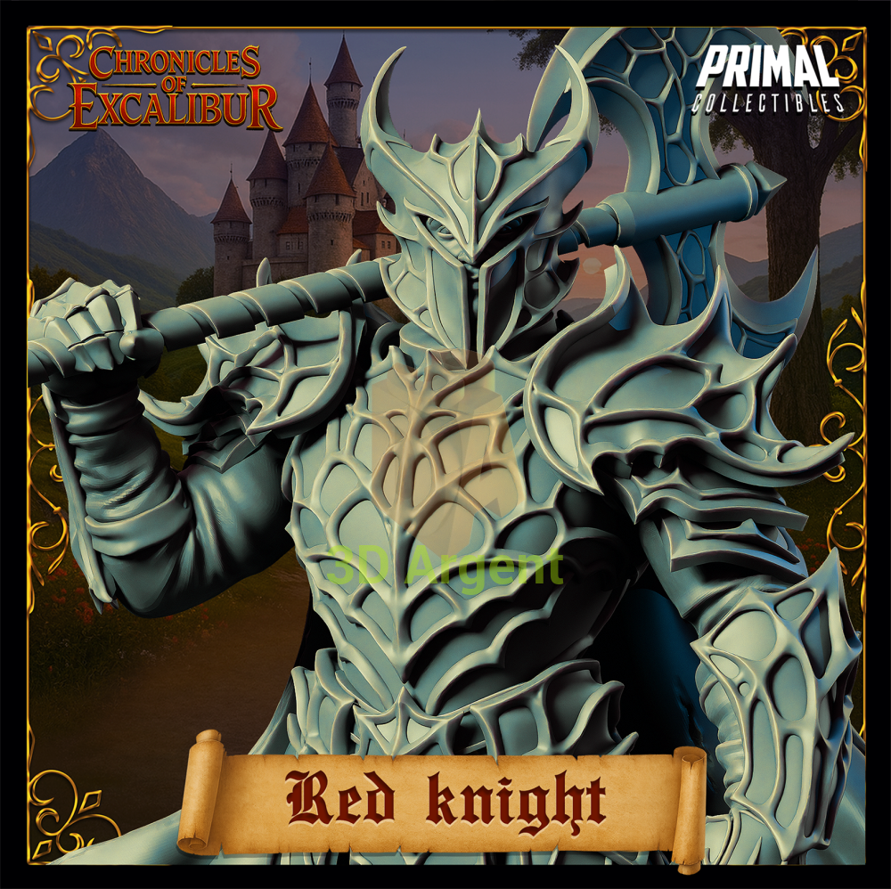 Red Knight - Fantasy compatible D&D DragonLance Miniatures Primal