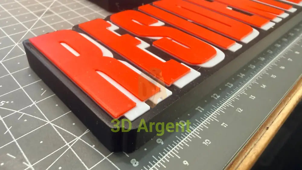 Resident Evil (with Umbrella) Logo Sign – 3D Printed Multi-Colour Display Stand - Collectables:Science Fiction