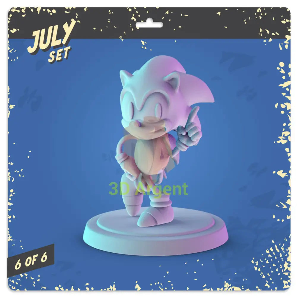 Retro Video Game Icons Figures compatible D&D DragonLance Miniatures Pop Minis - 6 Sonic the Hedgehog - Toys &