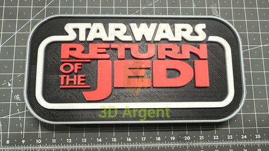 Return of the Jedi Star Wars sign ROTJ - 3D Printed Sign Stand Collectables:Science Fiction Collectables:Other Science