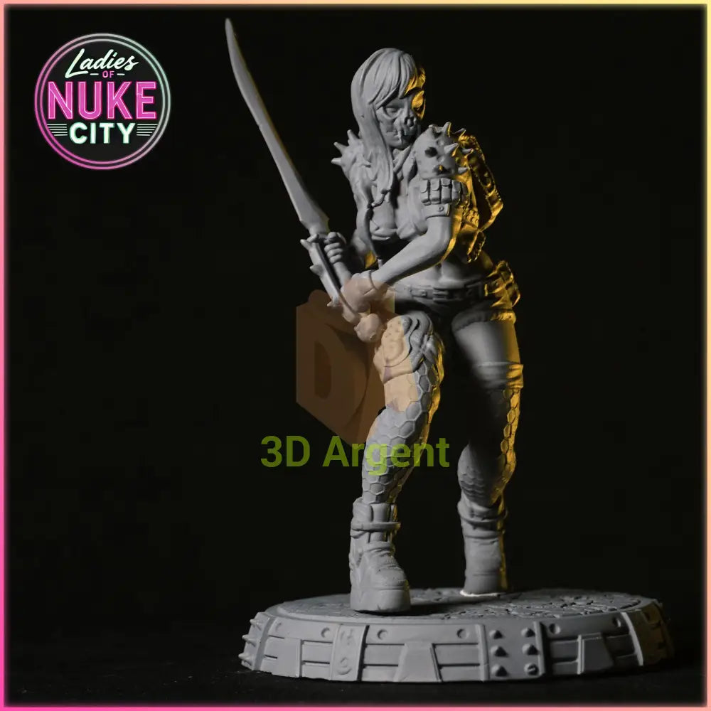 Rhayne Drakar – Ladies of Nuke City – Gilmorestudio 3D Printed Resin Miniature