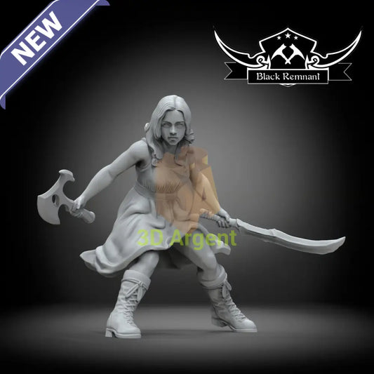 River Tam – Firefly – Black Remnant 3D Printed Resin Miniature - Toys & Games:Wargames & Role-Playing:Star Wars