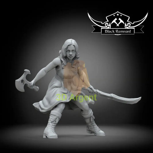 River Tam – Firefly – Black Remnant 3D Printed Resin Miniature - Toys & Games:Wargames & Role-Playing:Star Wars