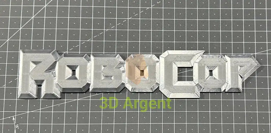 Robocop Logo - 3D Printed Sign Stand Collectables:Science Fiction Collectables:Other Science Fiction Items