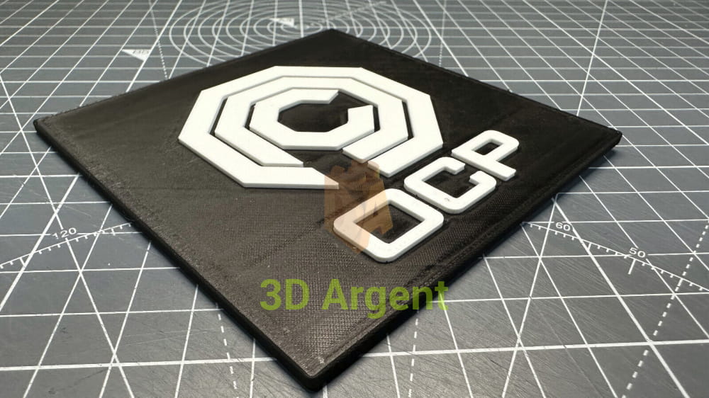 Robocop OCP - 3D Printed Sign Stand Collectables:Science Fiction Collectables:Other Science Fiction Items