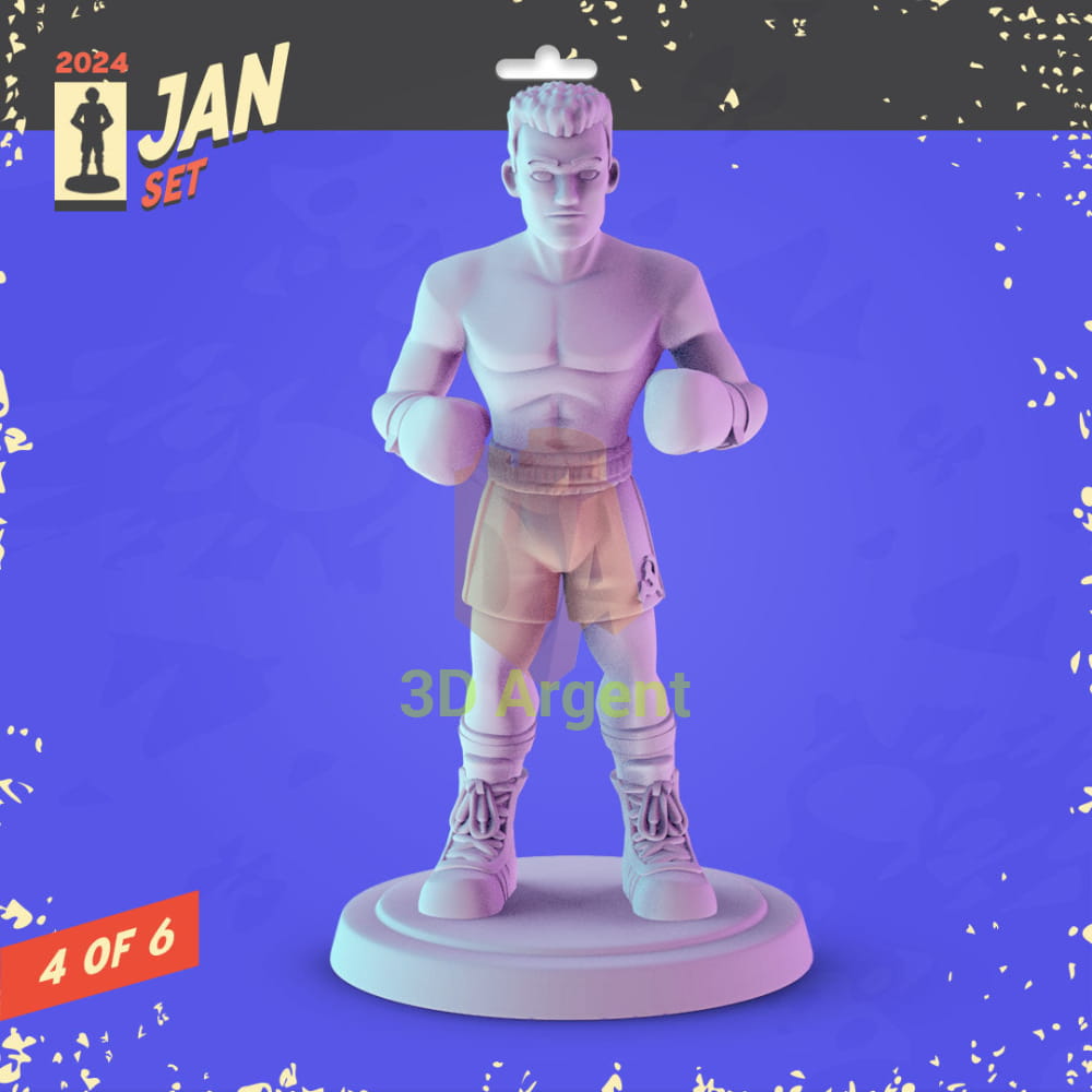 Rocky Figures compatible D&D DragonLance Miniatures Pop Minis - 4 Ivan Drago - Toys & Games:Wargames &
