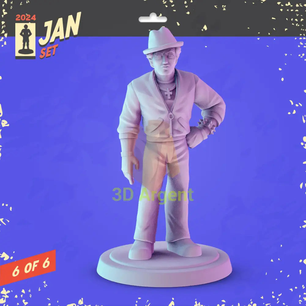 Rocky Figures compatible D&D DragonLance Miniatures Pop Minis - 5 Rocky Balboa (Pose 2) - Toys & Games:Wargames &