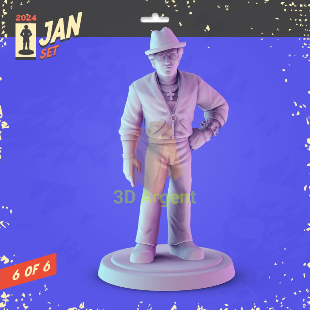 Rocky Figures compatible D&D DragonLance Miniatures Pop Minis - 5 Rocky Balboa (Pose 2) - Toys & Games:Wargames &