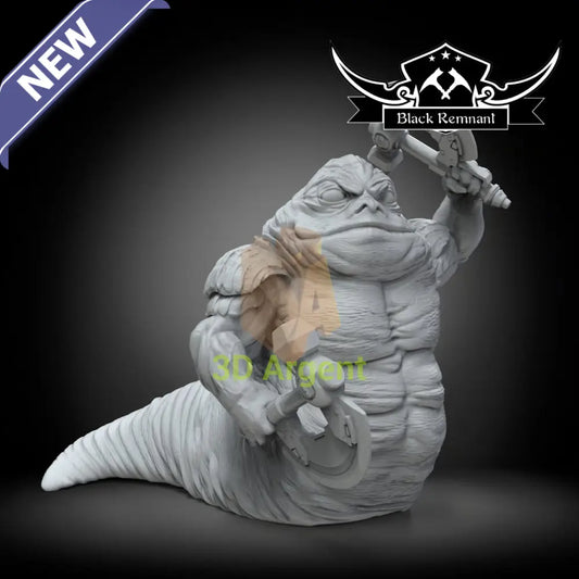 Rotta the Hutt – Star Wars – Black Remnant 3D Printed Resin Miniature - Toys & Games:Wargames & Role-Playing:Star Wars