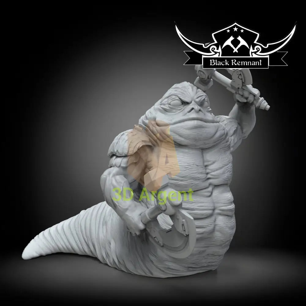 Rotta the Hutt – Star Wars – Black Remnant 3D Printed Resin Miniature - Toys & Games:Wargames & Role-Playing:Star Wars