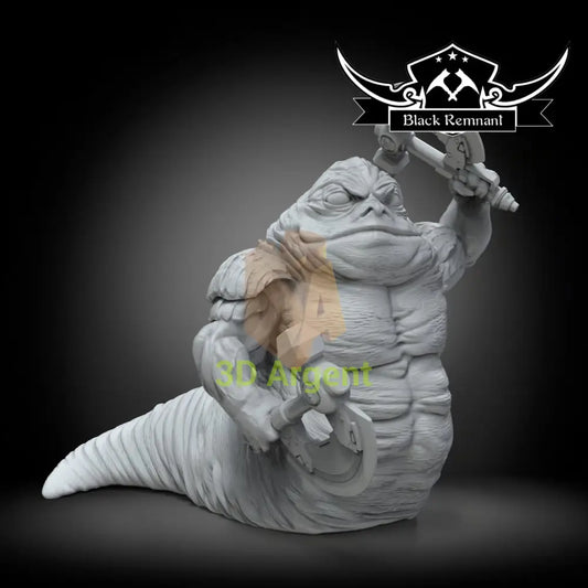 Rotta the Hutt – Star Wars – Black Remnant 3D Printed Resin Miniature - Toys & Games:Wargames & Role-Playing:Star Wars