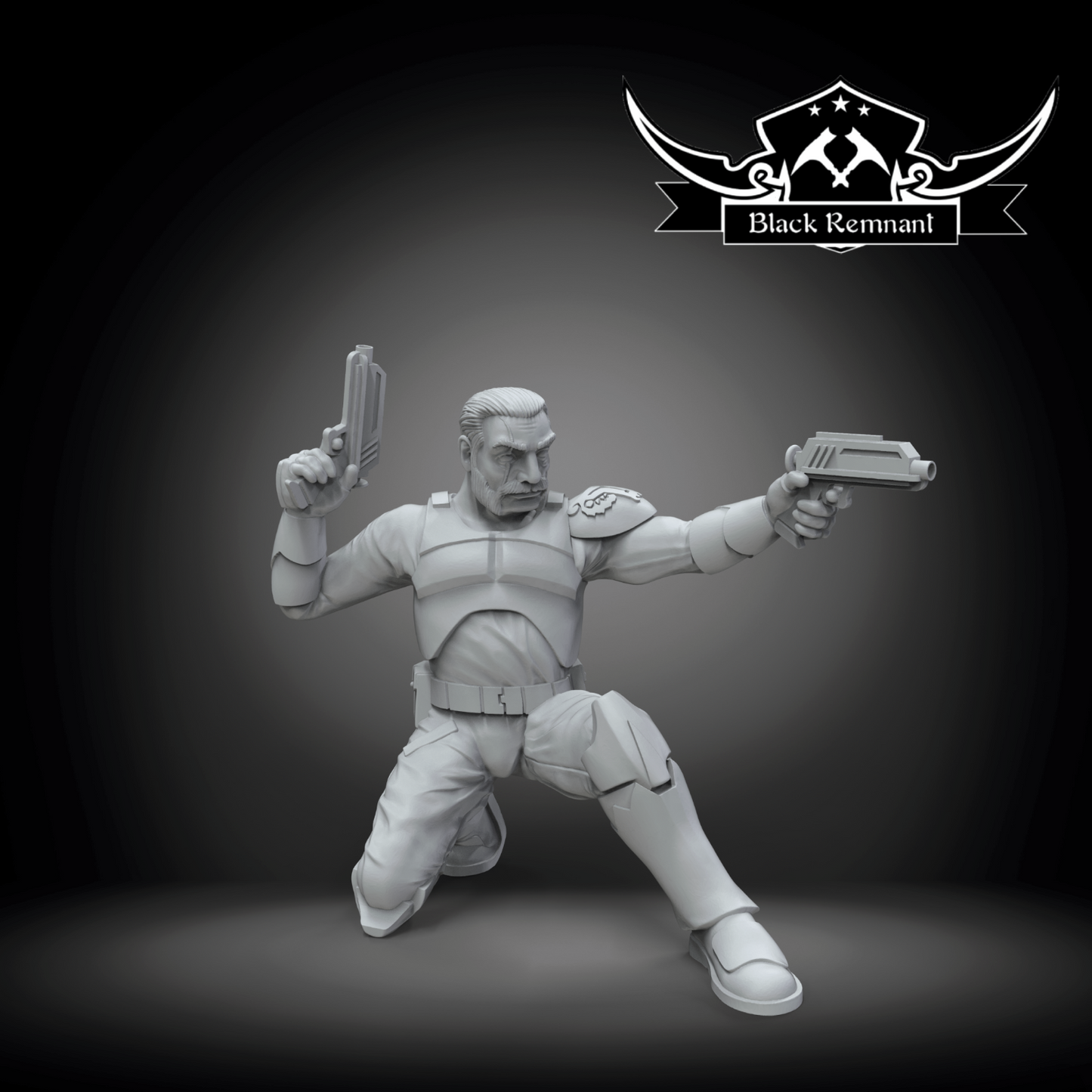 Old Wolffe- Star Wars Legion compatible 3D Printed Resin Miniatures