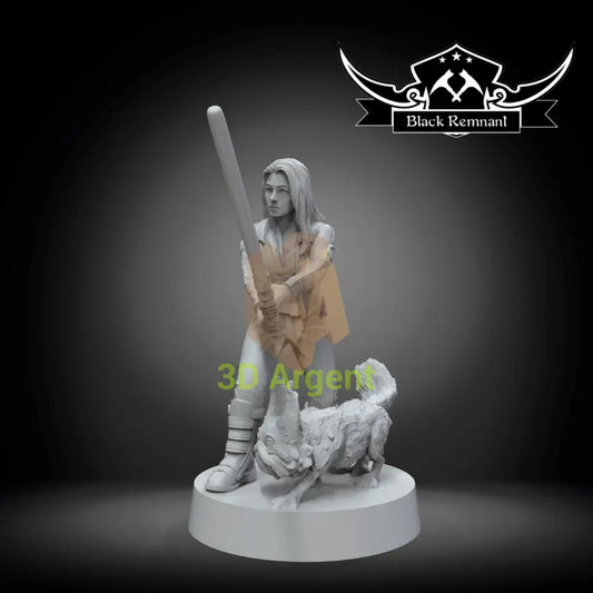 Sabine Wren and Lothcat Star Wars Legion compatible 3D Printed Resin Miniatures Toys & Games:Wargames &