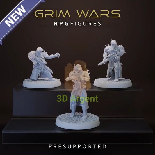 Sand Wraiths 3x - Star Wars Legion Scale 3D Printed Resin Miniatures