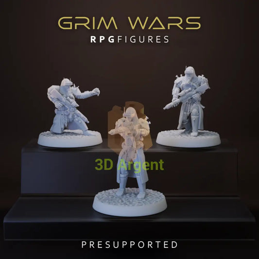 Sand Wraiths 3x - Star Wars Legion Scale 3D Printed Resin Miniatures