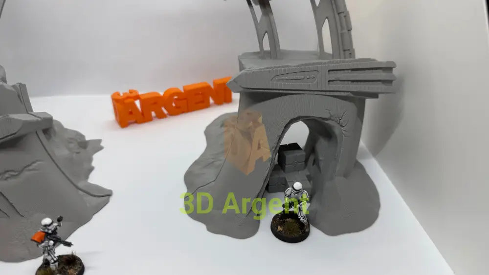 Scattered Wreckage Terrain Set – 2 sets | 28mm–32mm Sci-Fi Legion Miniature Scenery Toys & Games:Wargames &