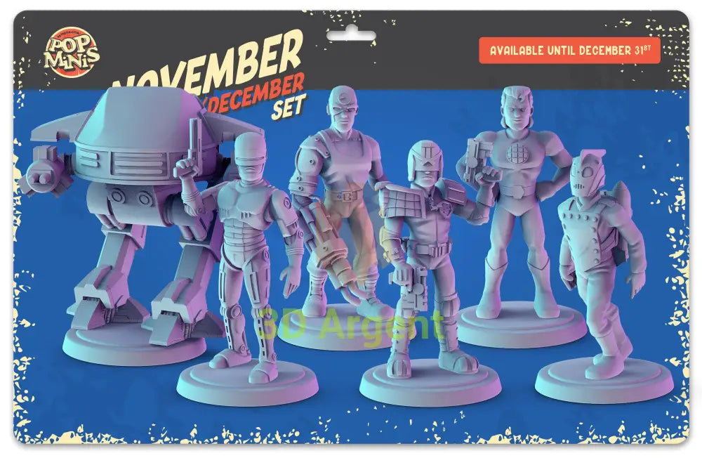 Sci-Fi Action Heroes Figures compatible D&D DragonLance Miniatures Pop Minis - All Figures - Toys & Games:Wargames &
