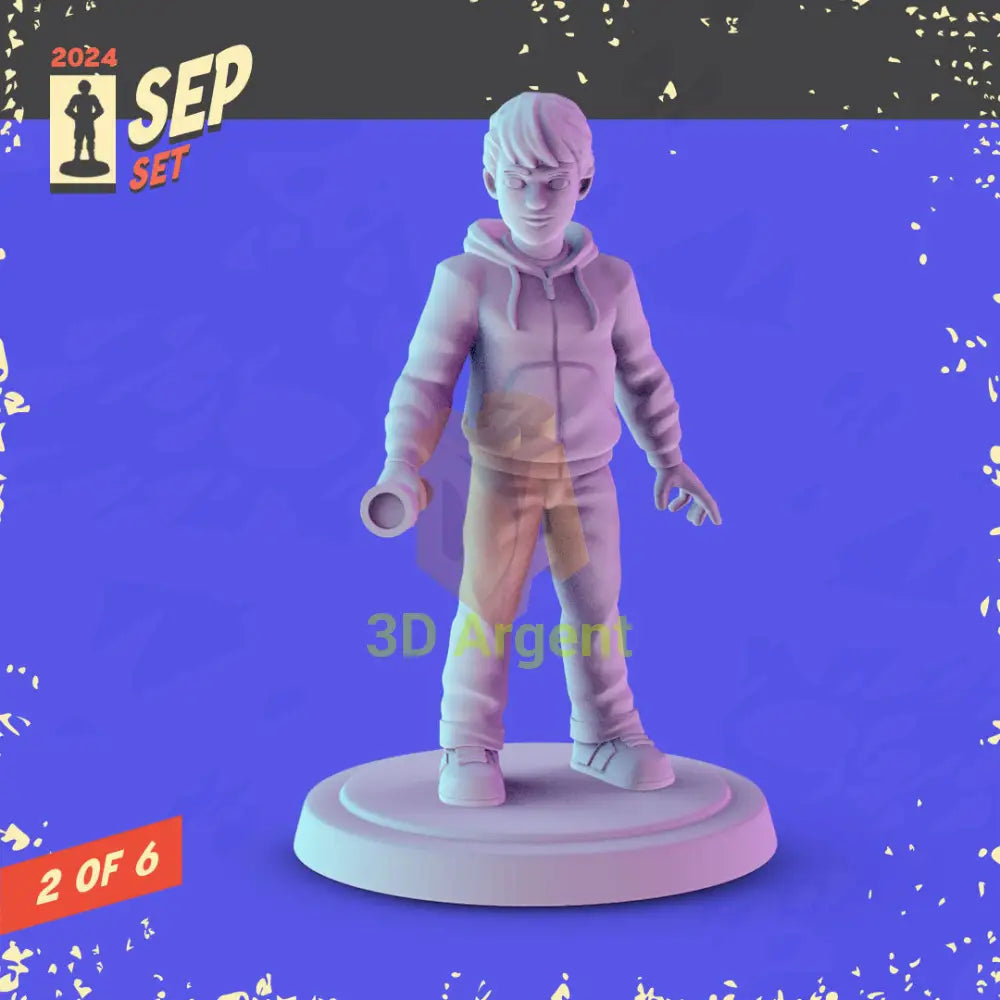 Sci-Fi Alien Icons Figures compatible D&D DragonLance Miniatures Pop Minis - 1 Elliott - Toys & Games:Wargames &