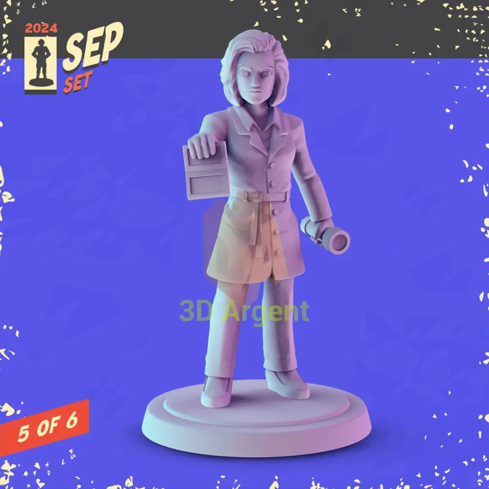 Sci-Fi Alien Icons Figures compatible D&D DragonLance Miniatures Pop Minis - 5 Scully - Toys & Games:Wargames &