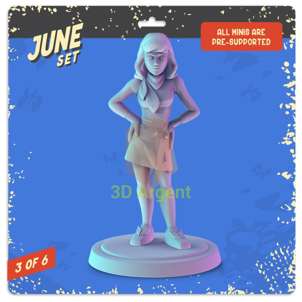Scooby-Doo Figures compatible D&D DragonLance Miniatures Pop Minis - 4 Daphne - Toys & Games:Wargames &