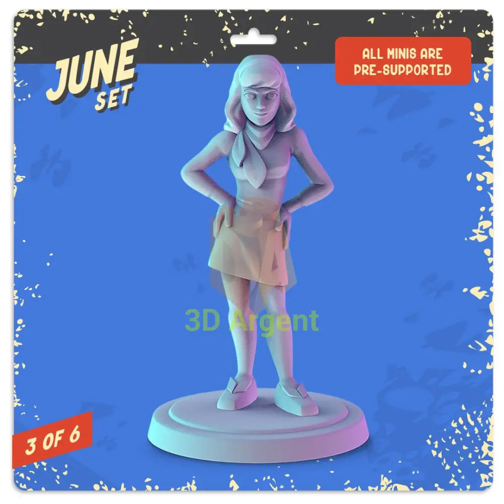 Scooby-Doo Figures compatible D&D DragonLance Miniatures Pop Minis - 4 Daphne - Toys & Games:Wargames &