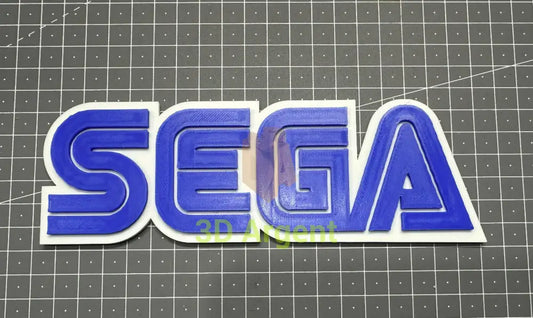 SEGA Logo - 3D Printed Sign Stand Video Games & Consoles:Video Game Merchandise
