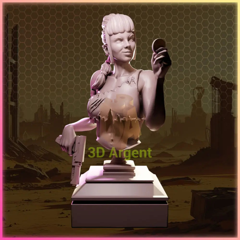 Selene Riffwalker – Ladies of Nuke City – Gilmorestudio 3D Printed Resin Miniature