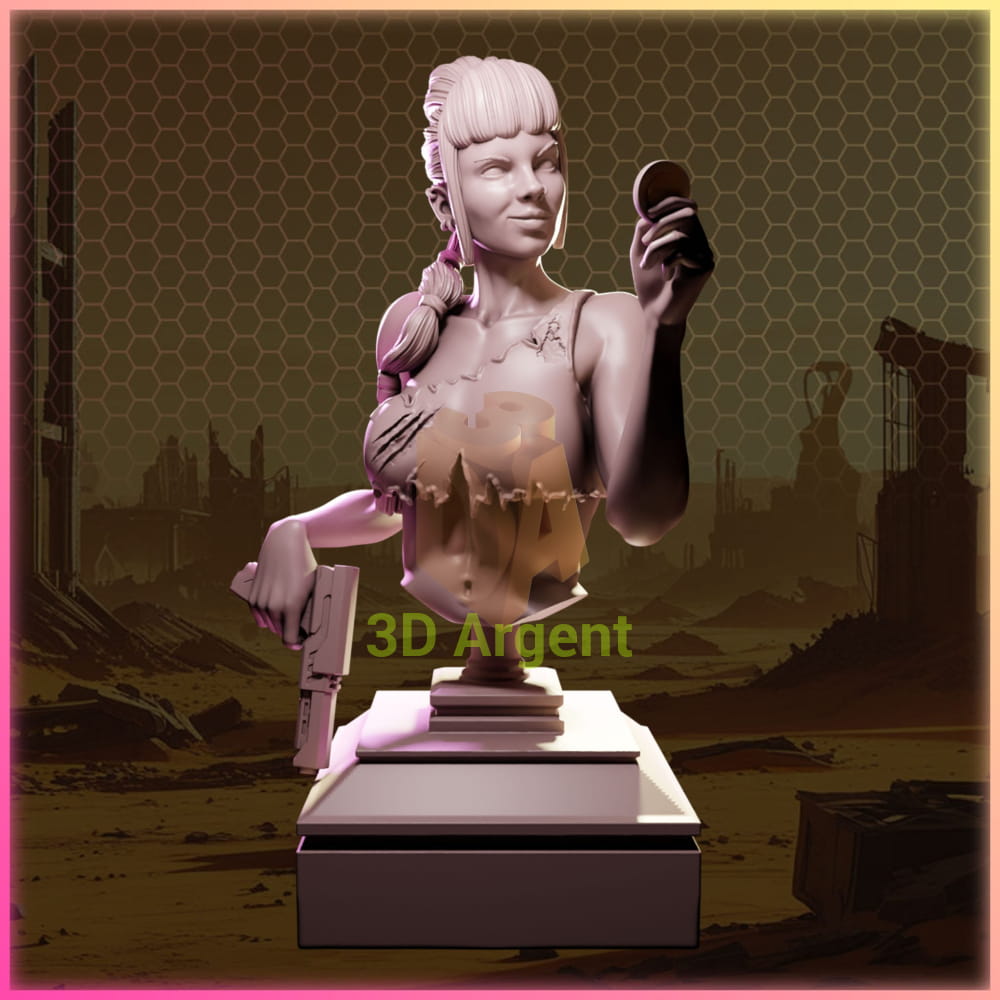 Selene Riffwalker – Ladies of Nuke City – Gilmorestudio 3D Printed Resin Miniature