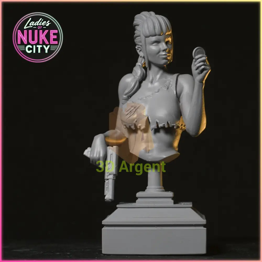 Selene Riffwalker – Ladies of Nuke City – Gilmorestudio 3D Printed Resin Miniature Bust SFW