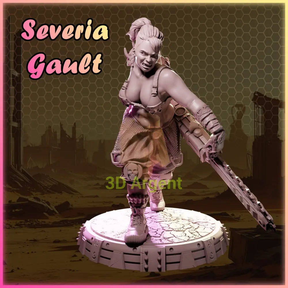 Severia Gault – Ladies of Nuke City – Gilmorestudio 3D Printed Resin Miniature 32mm SFW