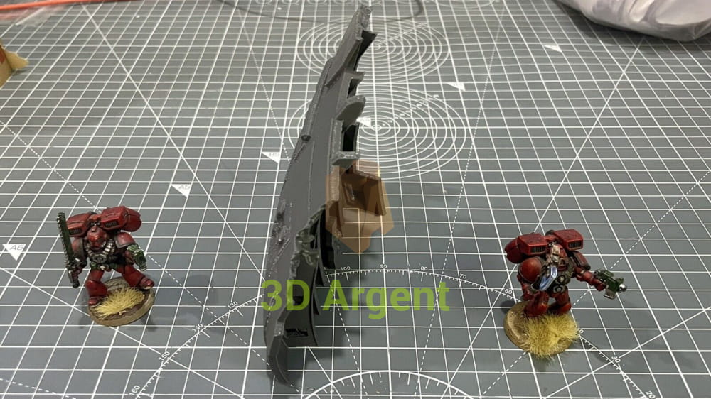 Ship Wreck Terrain 28mm Scenery Tabletop Legion 3D Printed Toys & Games:Wargames & Role-Playing:Scenery Props & Paint