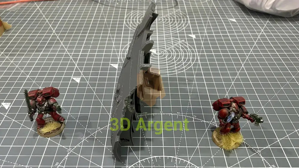 Ship Wreck Terrain 28mm Scenery Tabletop Legion 3D Printed Toys & Games:Wargames & Role-Playing:Scenery Props & Paint