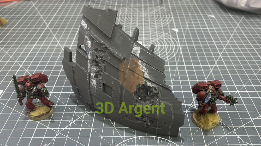 Ship Wreck Terrain 28mm Scenery Tabletop Legion 3D Printed Toys & Games:Wargames & Role-Playing:Scenery Props & Paint