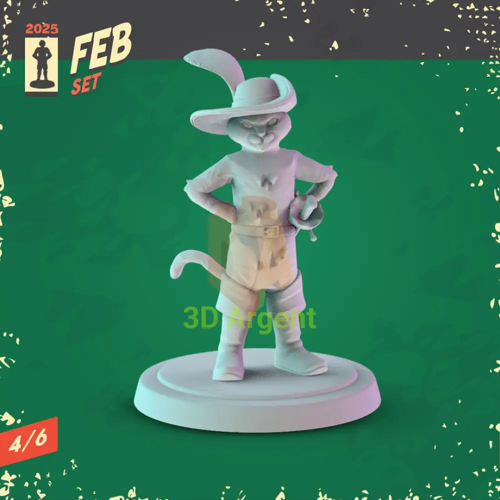 Shrek Miniatures – Shrek Donkey Fiona Puss in Boots Gingy Pinocchio 32 mm Resin Figures 4 Puss in Boots Toys &