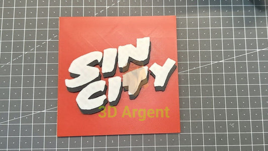 Sin City Logo - 3D Printed Sign Stand Books Comics & Magazines:Comic Books & Memorabilia:Merchandise &