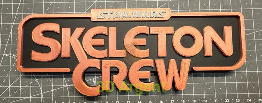 Skeleton Crew Star Wars sign - 3D Printed Sign Stand Collectables:Science Fiction Collectables:Other Science Fiction