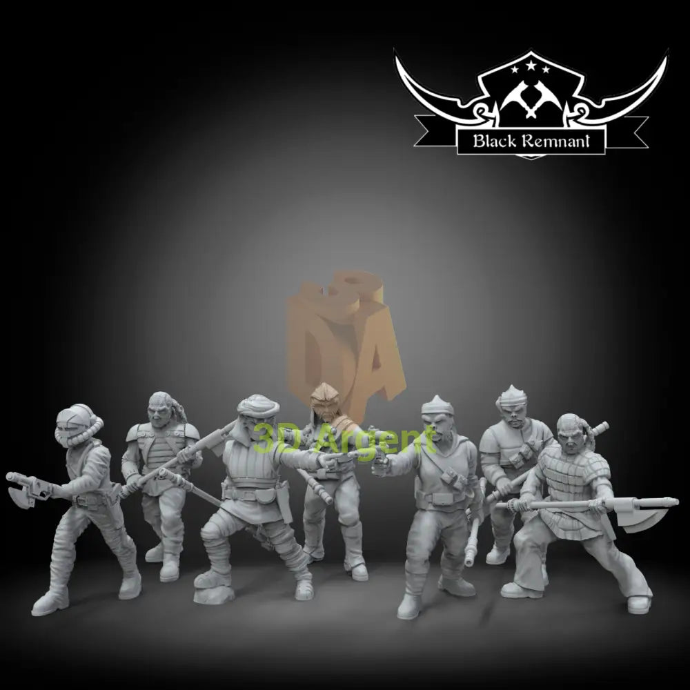 Skiff Guards 7x - Star Wars Legion compatible 3D Printed Resin Miniatures Toys & Games:Wargames & Role-Playing:Star Wars