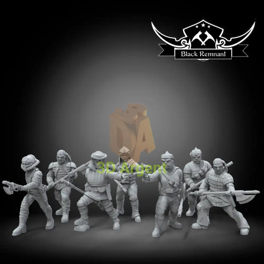 Skiff Guards 7x - Star Wars Legion compatible 3D Printed Resin Miniatures Toys & Games:Wargames & Role-Playing:Star Wars