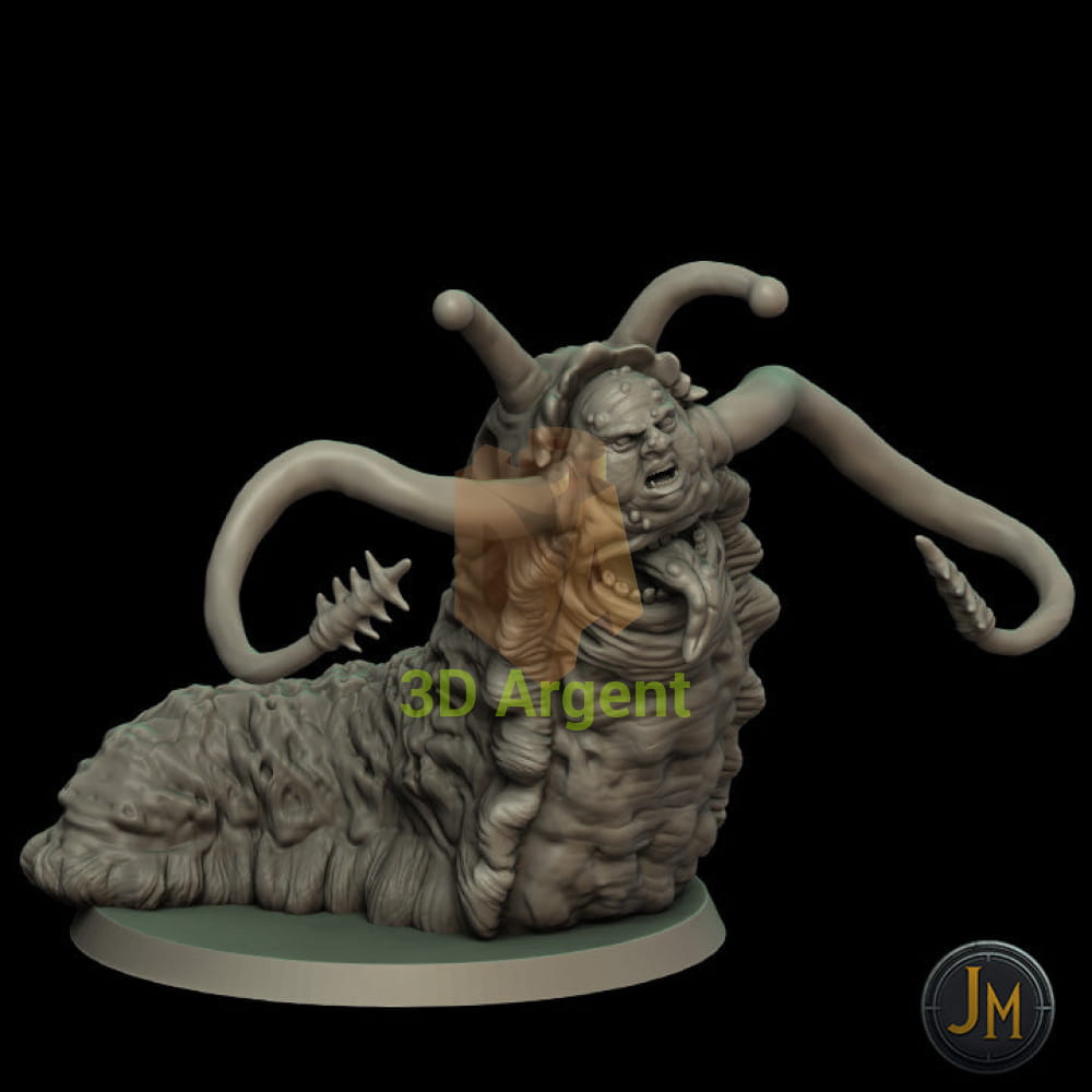 Slitherman Monster - Dungeons and Dragons (D&D) DragonLance Frostgrave Fantasy 3D Printed Resin Miniatures Toys &